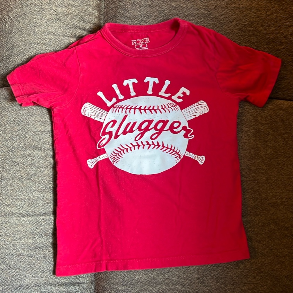 The Children’s Place 3T Little Slugger Baseball SS Tee